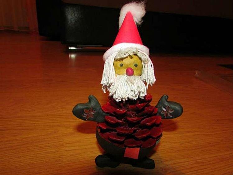 Père Noël de ses propres mains à la maternelle et à l'école - photos et idées