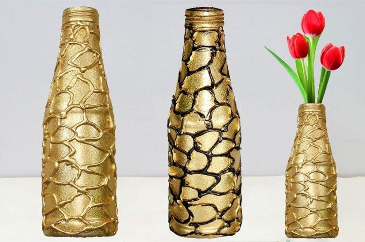 Décoration de bouteille DIY - photos et idées