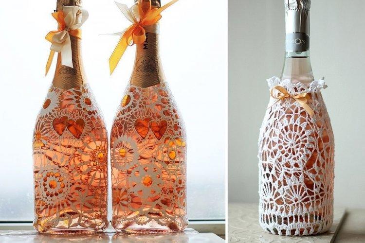 Décoration de bouteille DIY - photos et idées