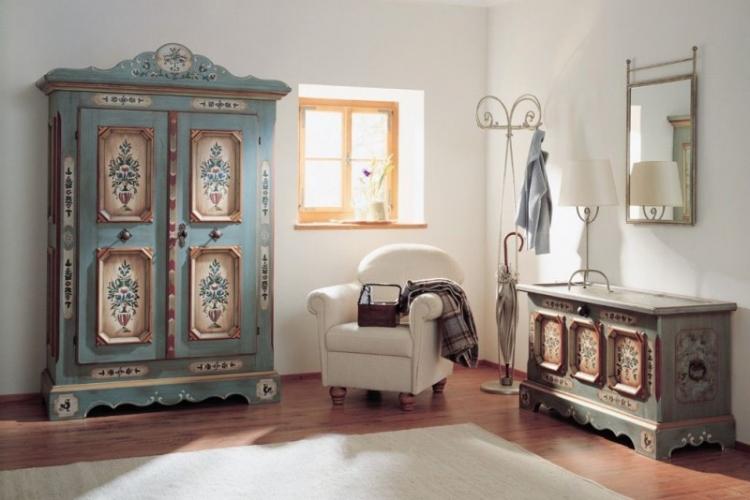 DIY déco d'armoire ancienne - idées photo