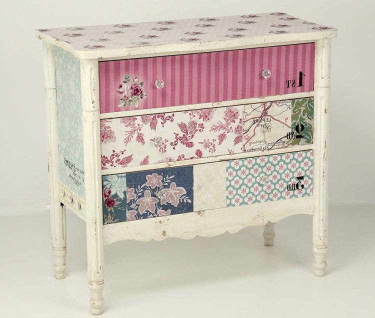 DIY déco d'armoire ancienne - idées photo