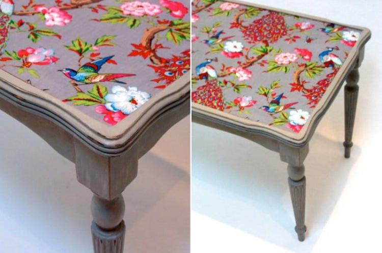 Decoupage - DIY déco de table ancienne