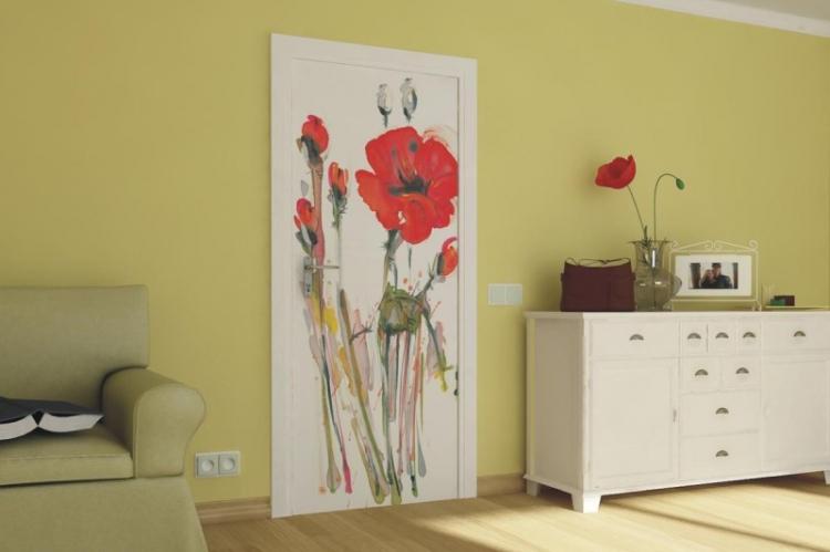 DIY déco de porte ancienne - photo