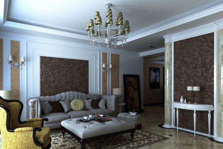 Plâtre décoratif à l'intérieur - photo