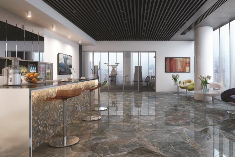 Pierre décorative à l'intérieur - photo