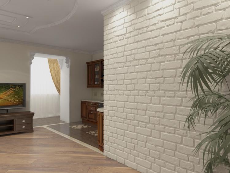 Pierre décorative à l'intérieur - photo