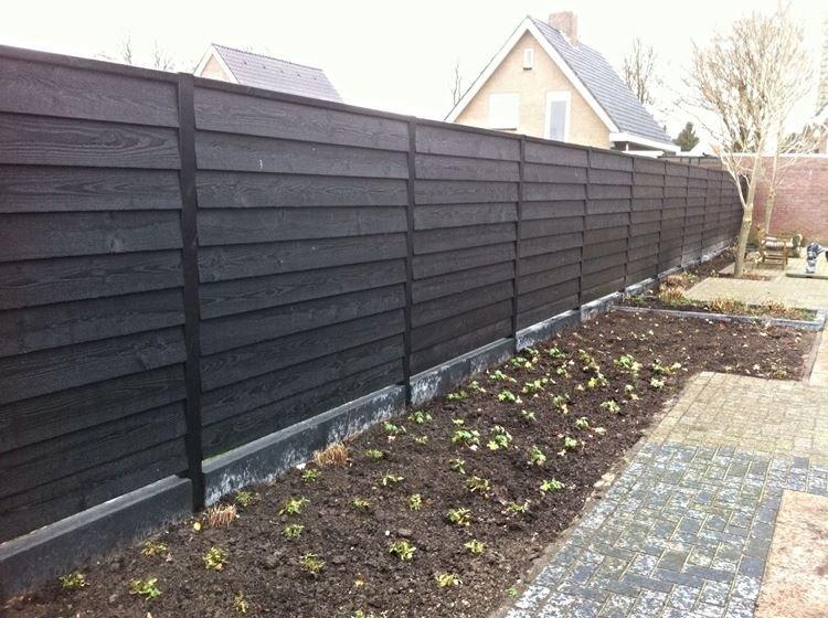 Clôture combinée - Photos et idées de clôtures en bois