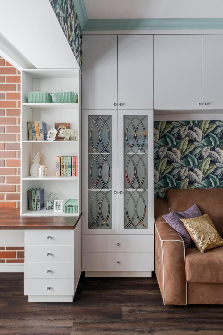 Chambre d'enfant pour une adolescente - design d'intérieur