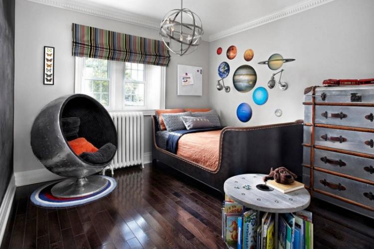 Conception d'une chambre d'enfant pour un garçon - photos d'intérieurs réels