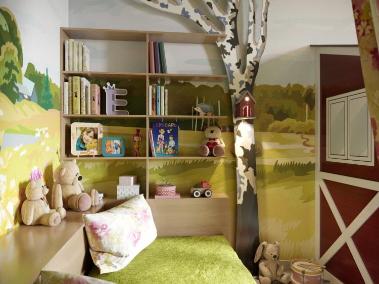 Chambre d'enfant Sweet village - décoration d'intérieur