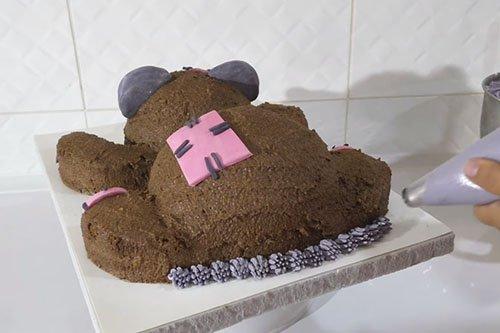 Gâteau pour enfants DIY Teddy Bear - une recette étape par étape