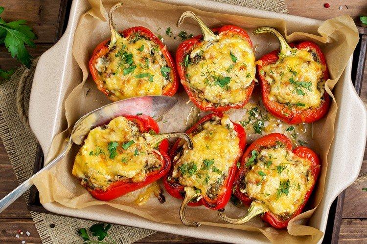 Poivron aux légumes - Recettes diététiques