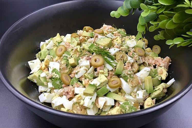 Salade diététique de poisson rouge en conserve - Recettes