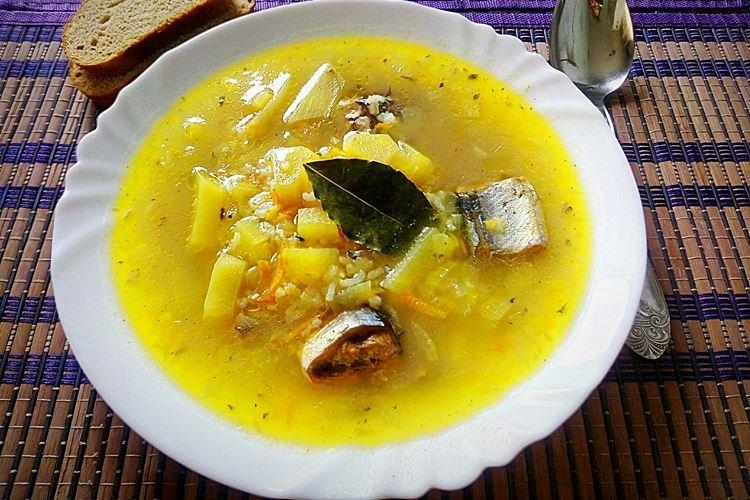Soupe au saury diète - recettes