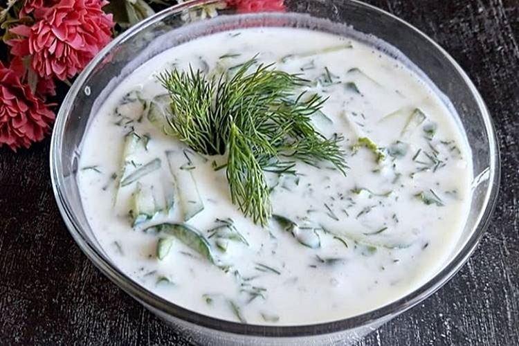 Soupe froide au kéfir - recettes