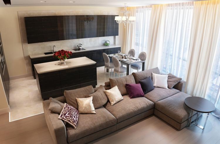 Canapé pour la cuisine - photo