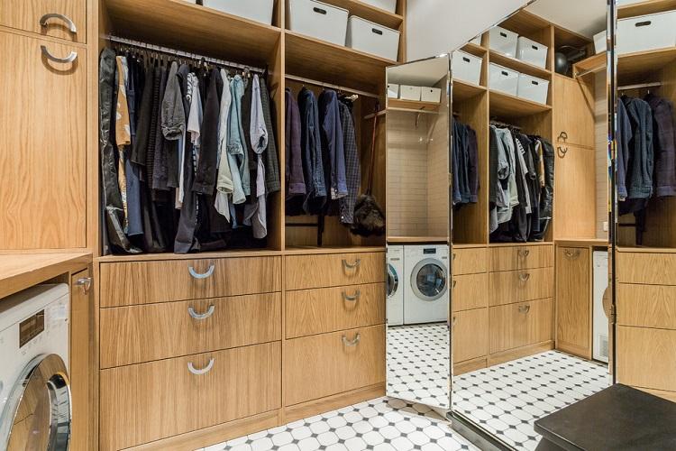 Conception de dressing - photos d'intérieurs réels