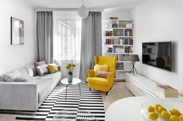 Séjour 15 m² - photo de décoration d'intérieur