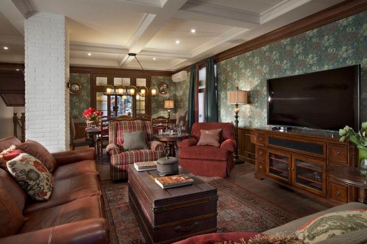 Séjour 17 m² à l'anglaise - Design d'intérieur