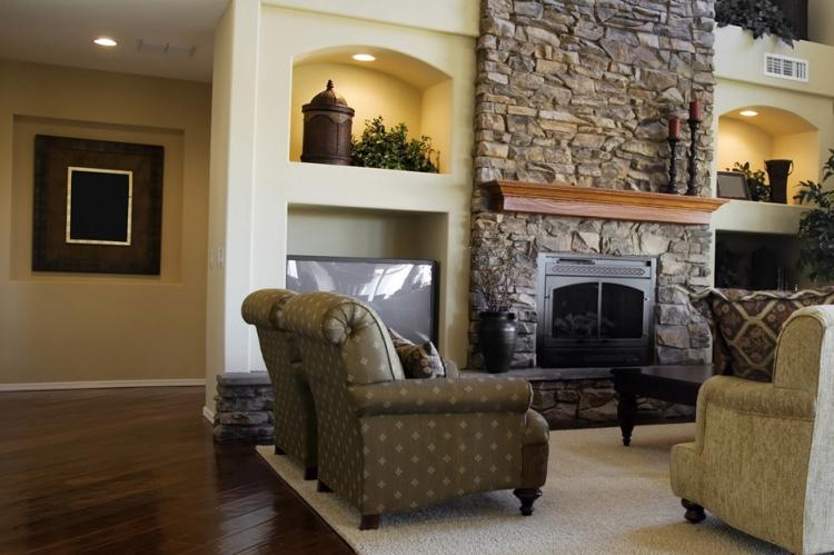 Décoration murale - Salon design 17 m²