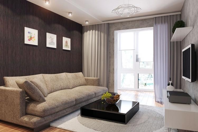 Salon design 18 m² - des photos de vrais intérieurs