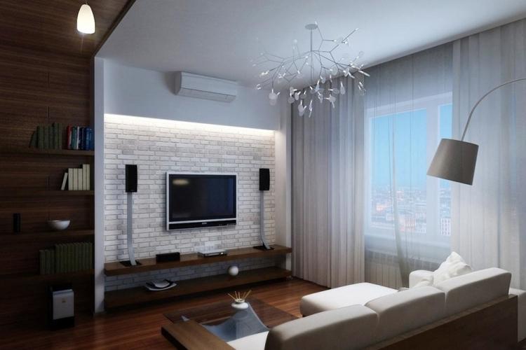 Salon design 18 m² - des photos de vrais intérieurs