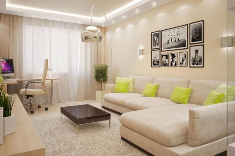 Salon design 18 m² - des photos de vrais intérieurs