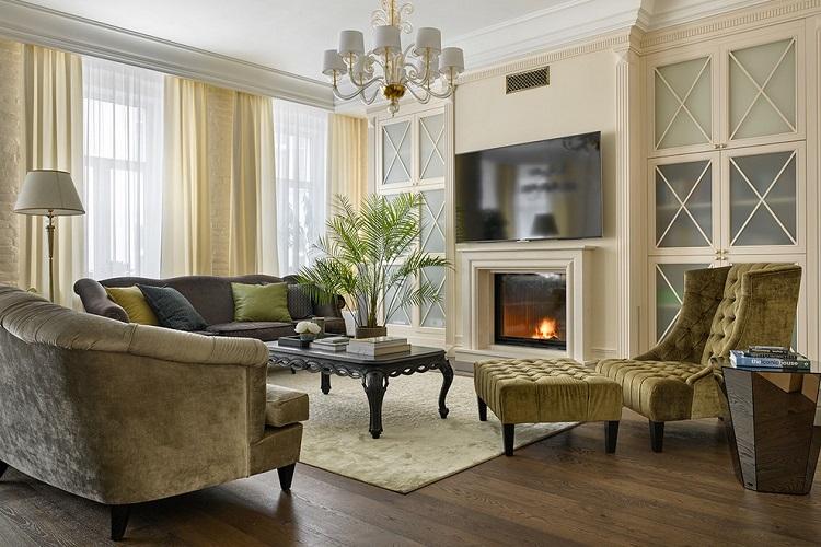 Salon de style classique - Design d'intérieur 2019