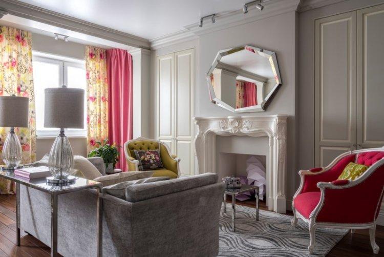 Salon de style classique - photo de design d'intérieur