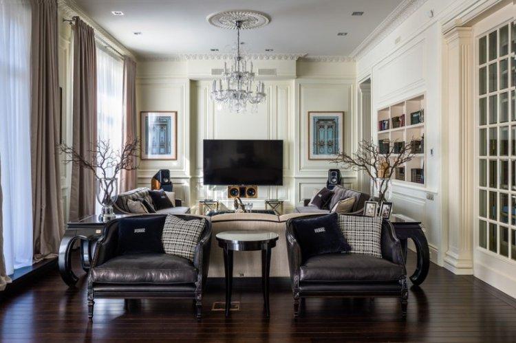 Salon de style classique - photo de design d'intérieur