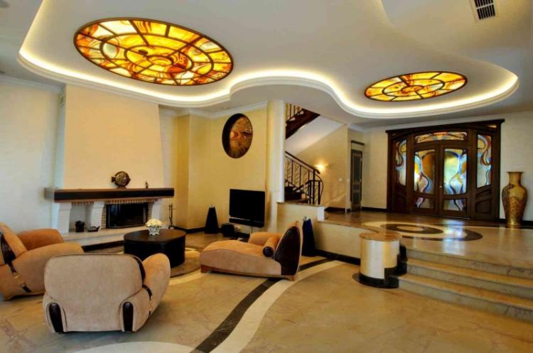 Design d'intérieur de salon dans un style moderne