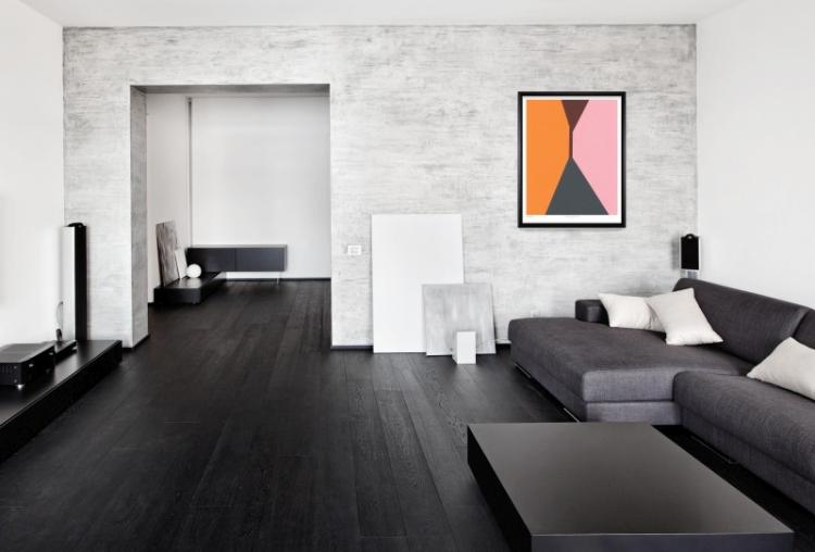 Design d'intérieur de salon dans le style du minimalisme