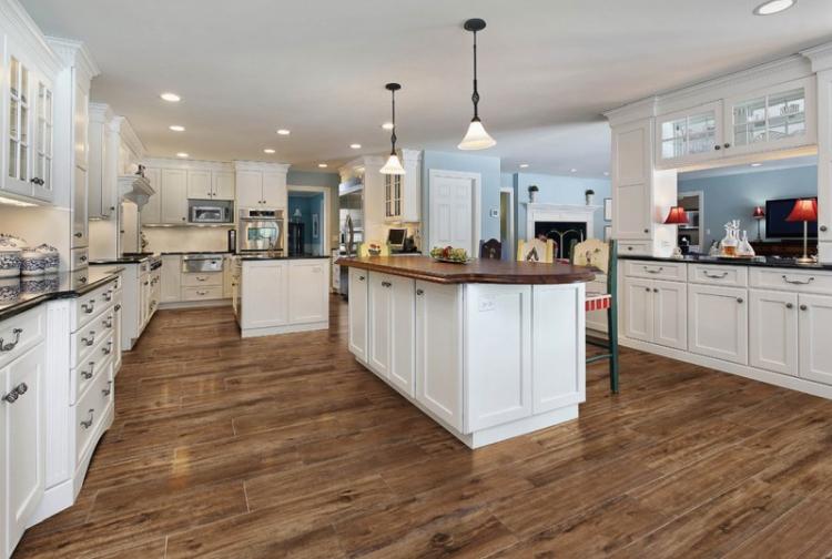 Finitions de sol - Design d'intérieur de cuisine