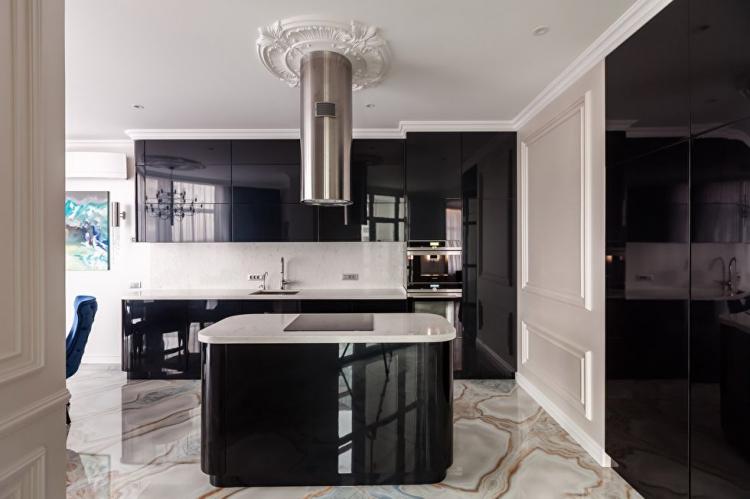 Aménagement intérieur d'un appartement dans le style art déco