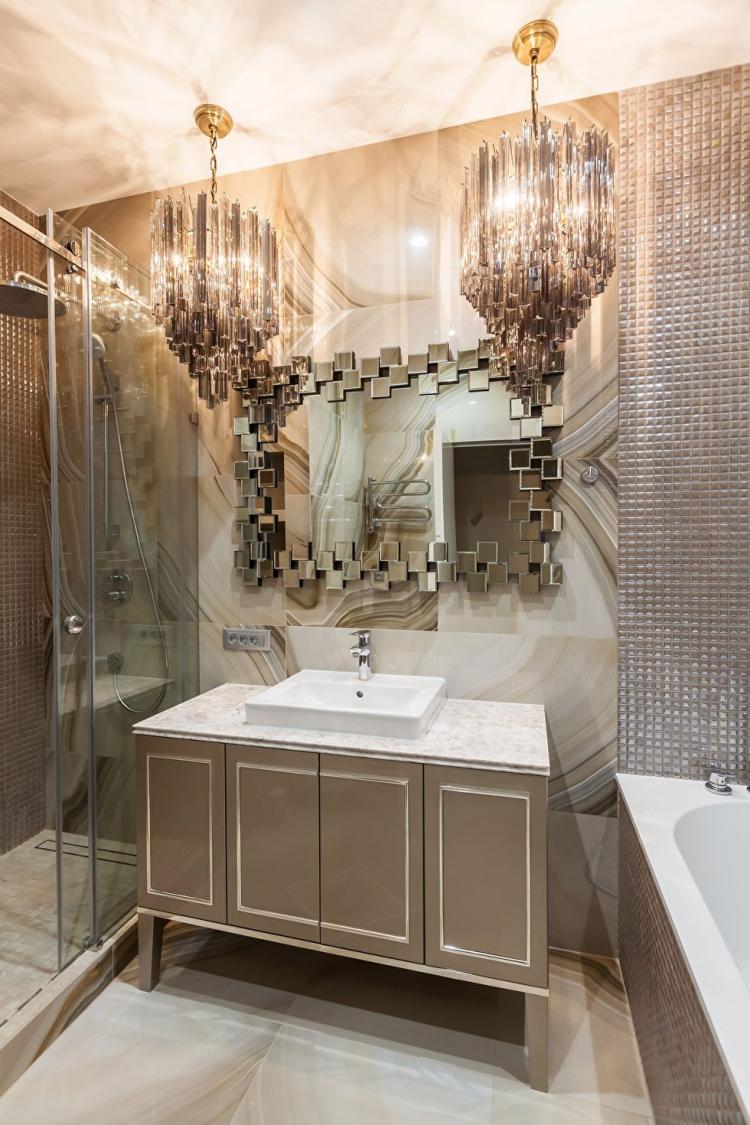 Aménagement intérieur d'un appartement dans le style art déco