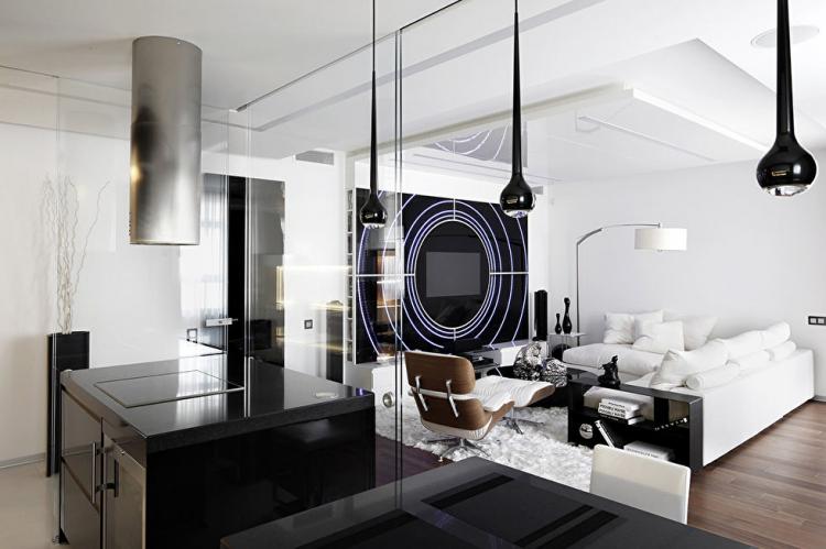 Design d'intérieur d'un appartement dans le complexe résidentiel Ostrov Fantaziy