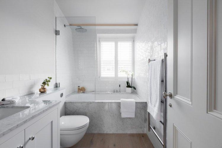 Salle de bain de style scandinave - photo de design d'intérieur