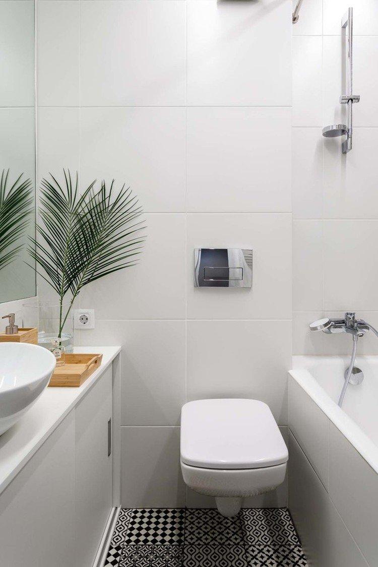 Salle de bain de style scandinave - photo de design d'intérieur