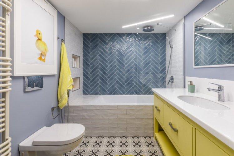 Salle de bain contemporaine - photo design d'intérieur