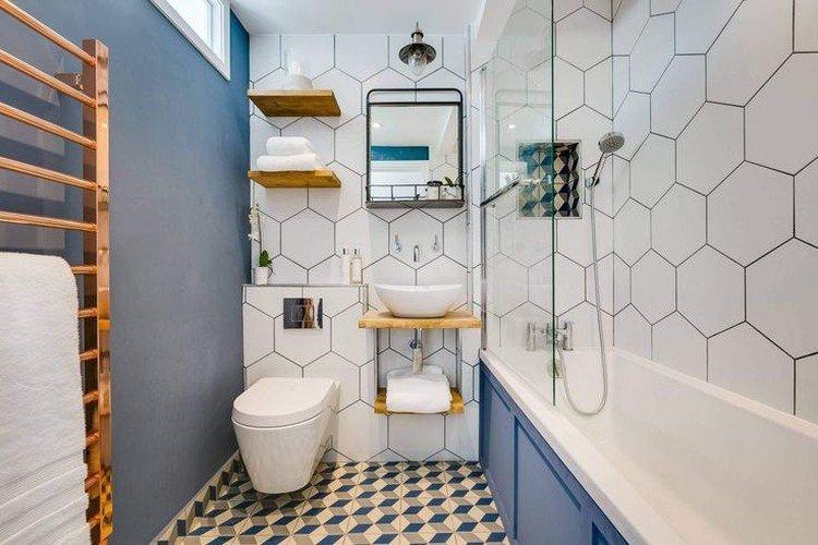 Salle de bain contemporaine - photo design d'intérieur