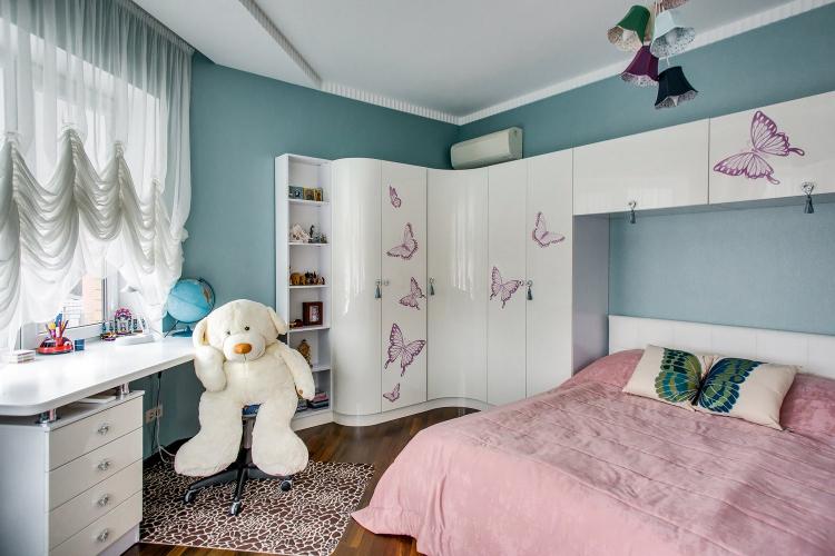 Design d'intérieur d'une chambre pour une adolescente - photos d'intérieurs réels