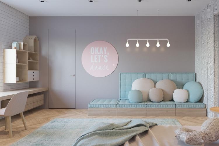 Design d'intérieur d'une chambre pour une adolescente - photos d'intérieurs réels