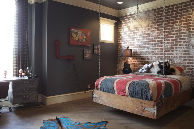 Conception d'une chambre pour un adolescent dans un style loft