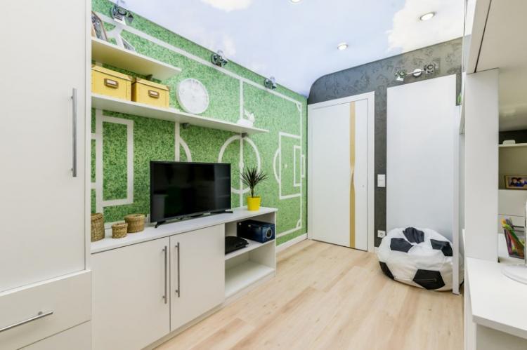 Chambre pour un adolescent - photo de design d'intérieur