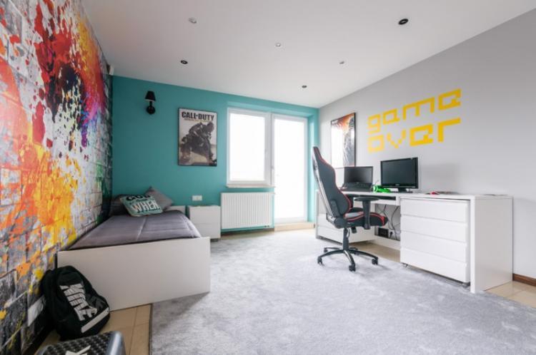 Chambre pour un adolescent - photo de design d'intérieur