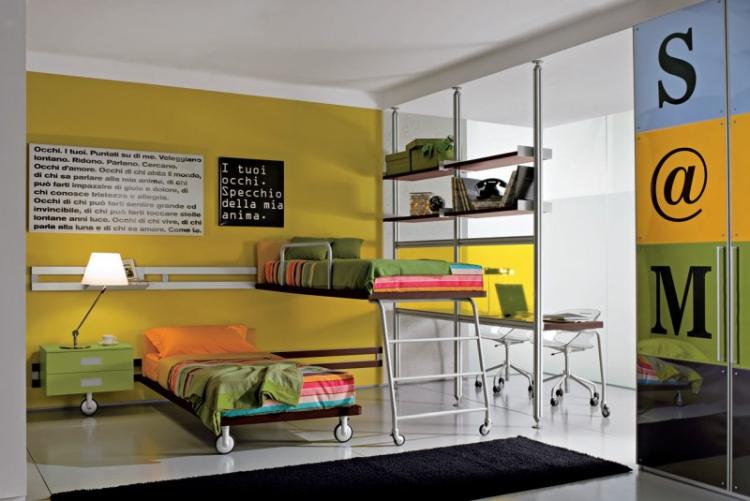 Aménagement d'une chambre pour deux ados