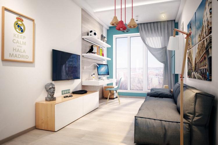 Conception de chambre pour un adolescent - photos d'intérieurs réels