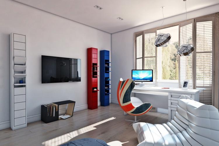 Conception de chambre pour un adolescent - photos d'intérieurs réels