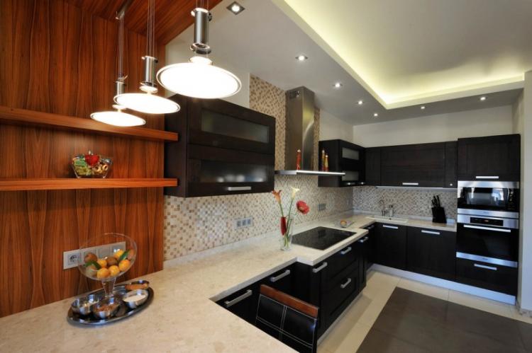 Design d'intérieur de cuisine 12 m² - des photos de vrais intérieurs