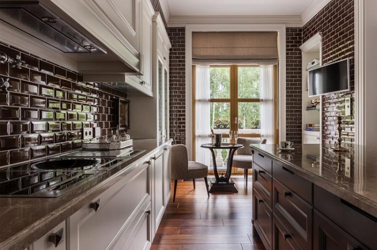 Design d'intérieur de cuisine 12 m² - des photos de vrais intérieurs